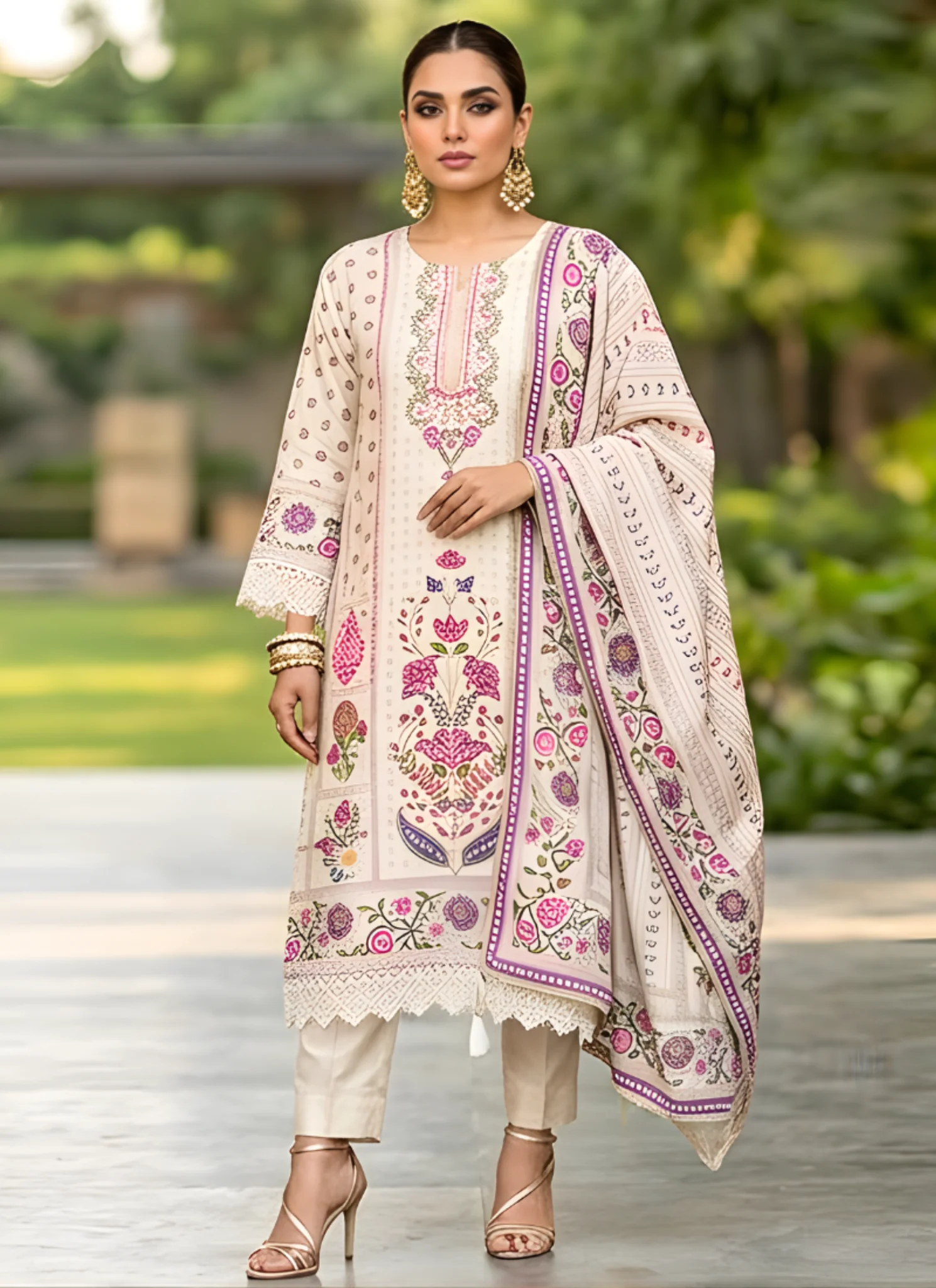 Navratri outfit ideas 2026 elegant ethnic wear suit sets for women