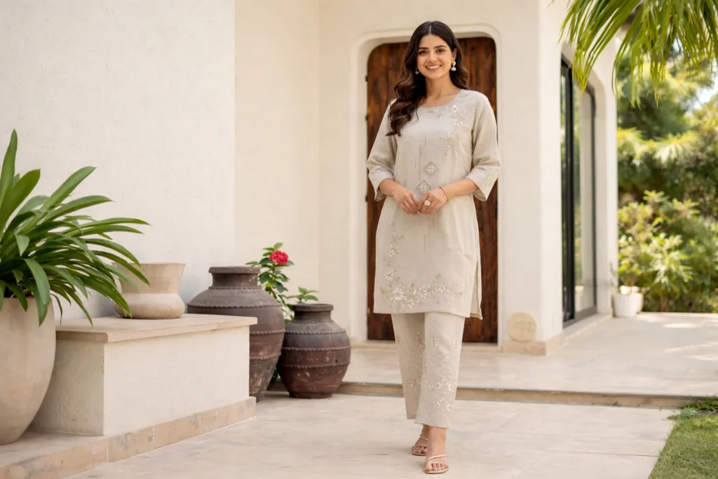 women's ethnic fashion brand offering elegant salwar suits, kurta sets, and festive outfits crafted with premium fabrics.